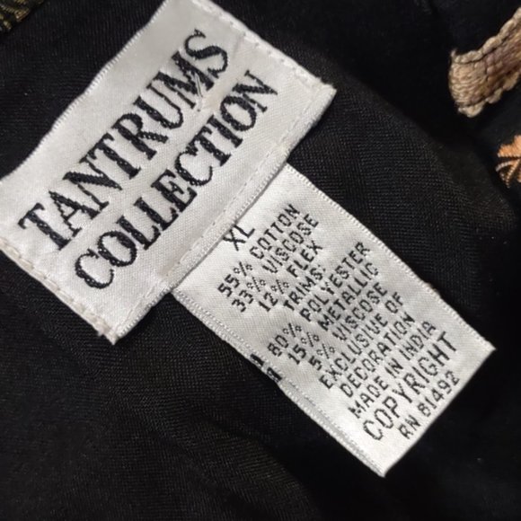 Tantrum Collection Ladies Luxury Horizontally Embroidered Jacket - Picture 17 of 17